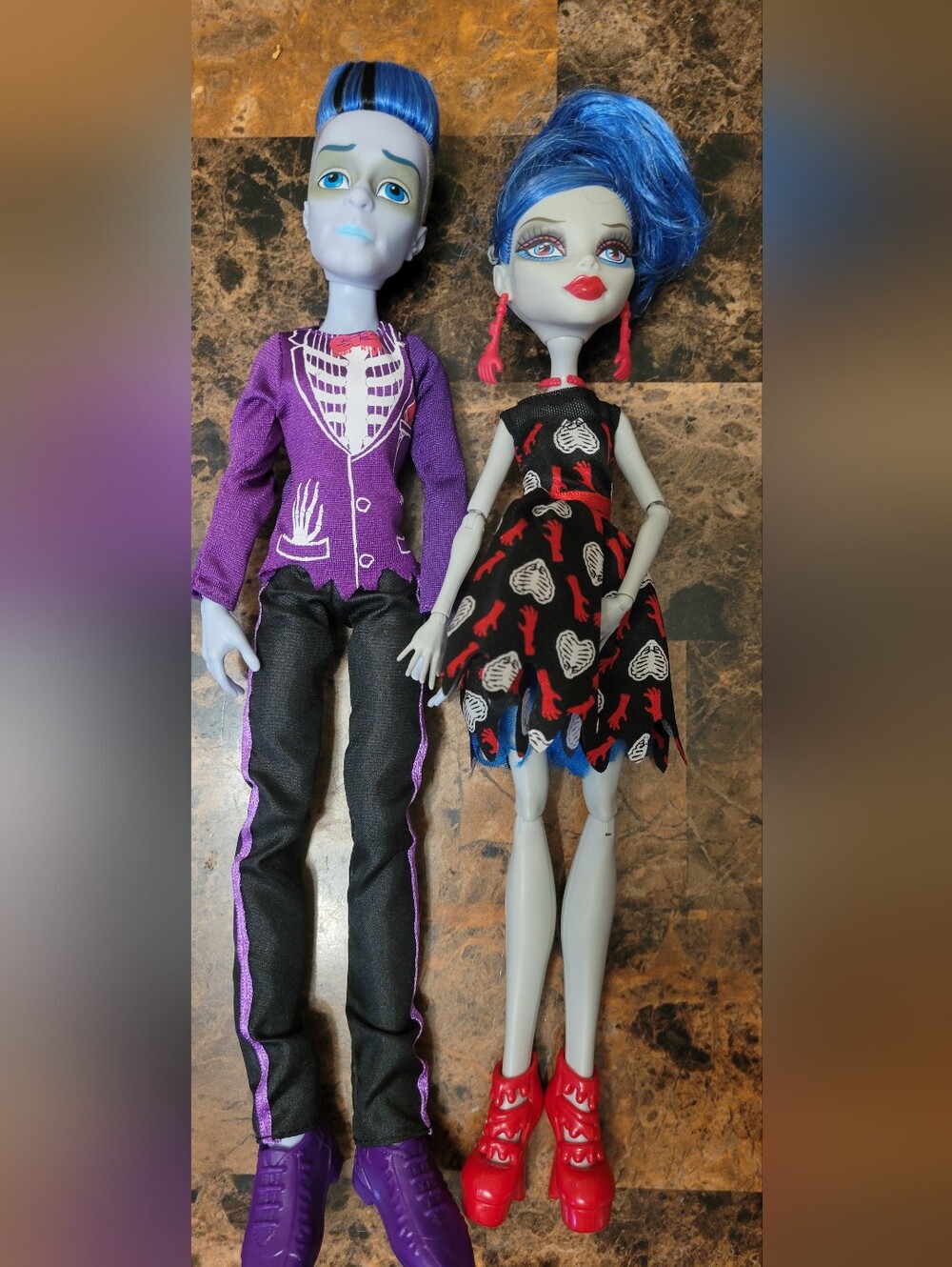 G1 Monster High Loves Not Dead Ghoulia Yelps & Slo Mo GUC
